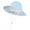 Blue, variant on Toddler Bucket Hats for Boys Girls Adjustable Sun Hat – Simple Solid Color Outdoor Protection Cap, Lightweight Summer Essentials for Daily Travel & Beach Activities