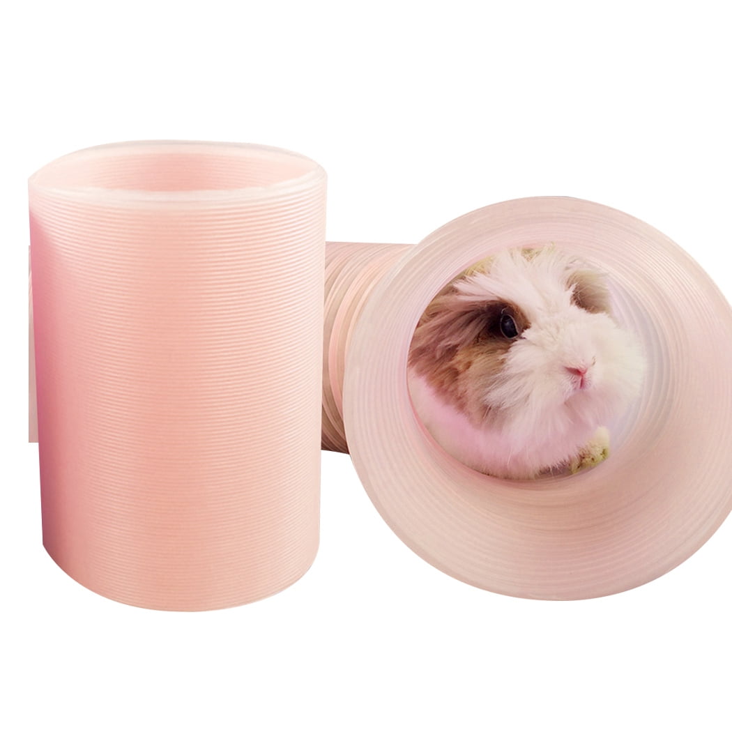 3.28ft Pet Tunnel Creative Lovely Plastic Rabbit Tunnel Pet Toy for
