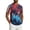 Watermelon Red, variant on Men's America 250 Shirt America 250 Anniversary Short Sleeved Tops Casual Crew Neck Tshirt