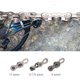 thumbnail image 3 of 1 par de eslabones faltantes para bicicleta, cadena de 10 velocidades, cadena de bicicleta de acero plateado reutilizable, 3 of 5