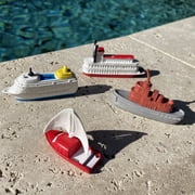 Safari Ltd. In the Water TOOB - Figurines of Jet Ski, Raft, Submarine, Motorboat, Windsurfer, Battleship, Cruise, Steam, Sail, Tug, Cargo Boat - Educational Toy Figures For Boys, Girls & Kids Ages 3+