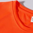 thumbnail image 5 of FRSASU Men's Gym Bodybuilding Muscle T-Shirts Summer Sleeveless Workout Tank Top Casual Sport Lightweight Quick Dry Tees Orange, 5 of 8