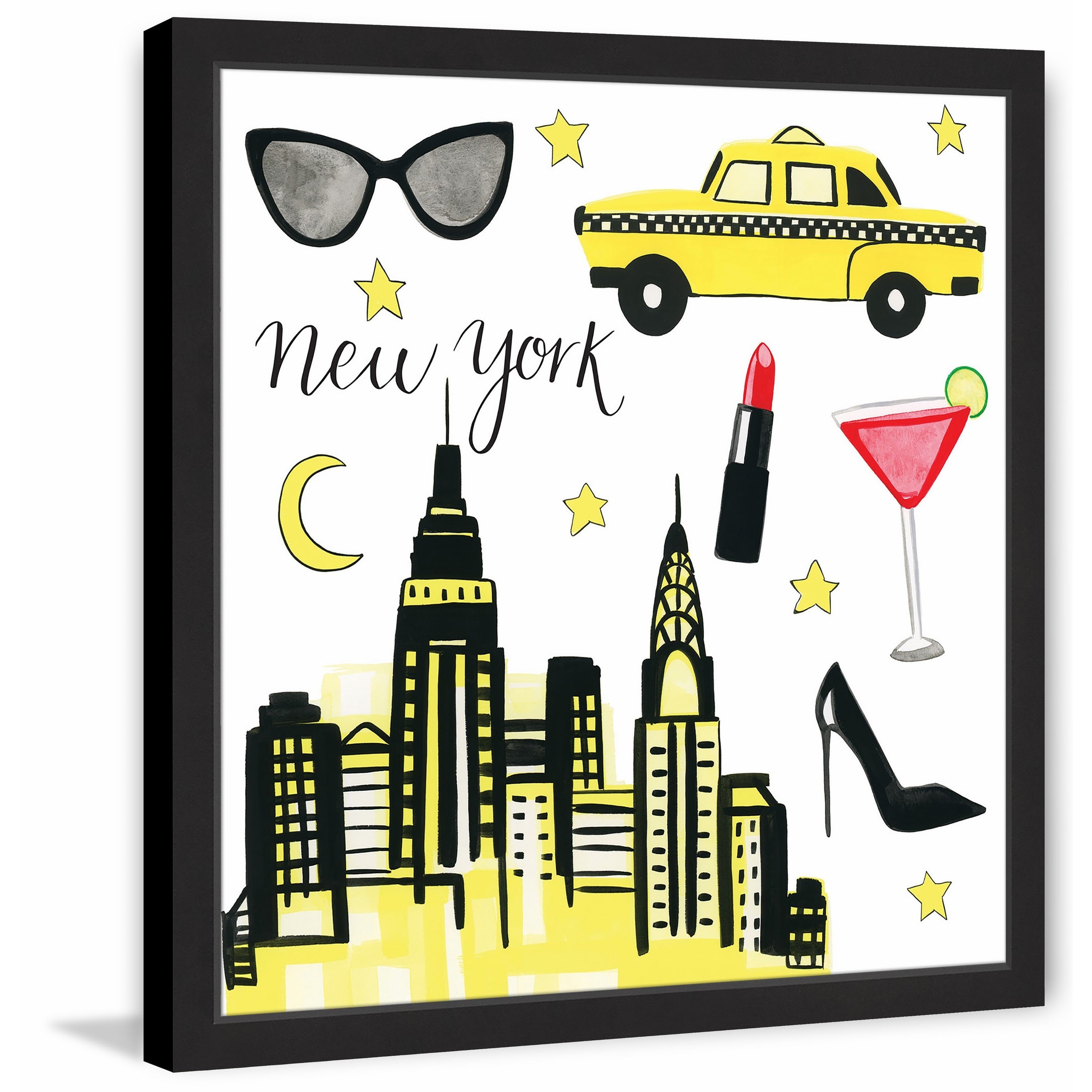 "NYC Chic" Framed Painting Print