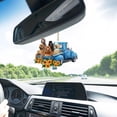 thumbnail image 3 of Ornements Suspendus Mignons en Forme de Chien de Voiture 3D, 3 of 9