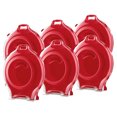 thumbnail image 1 of Sterilite 24 Inch Clear Lid Nesting Christmas Wreath Storage Box (6 Pack), 1 of 8