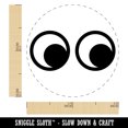 thumbnail image 2 of Cute Cartoon Eyes Looking to Side Egg Chicken Rubber Stamp - Mini 1/2 Inch, 2 of 7