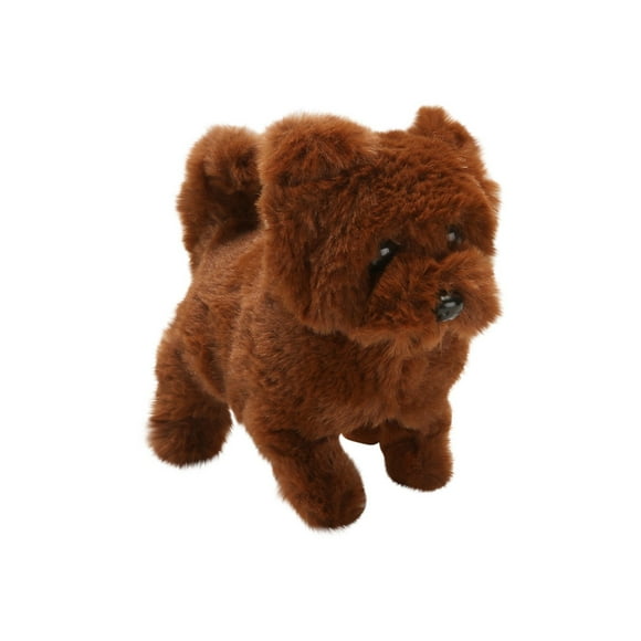 Dvkptbk Simulation Plush Electric Puppy Pet Toy Dog Can Walk And Call Toy Dog Children’s Gift