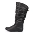 thumbnail image 4 of Wild Diva DB32 Women Leatherette Knee High Slouch Flat Riding Boot, 4 of 5