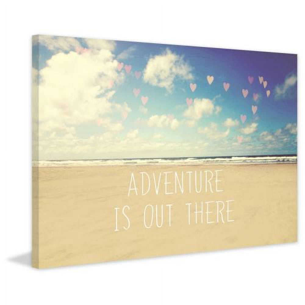 "Adventure Is out There" Painting Print on Wrapped Canvas