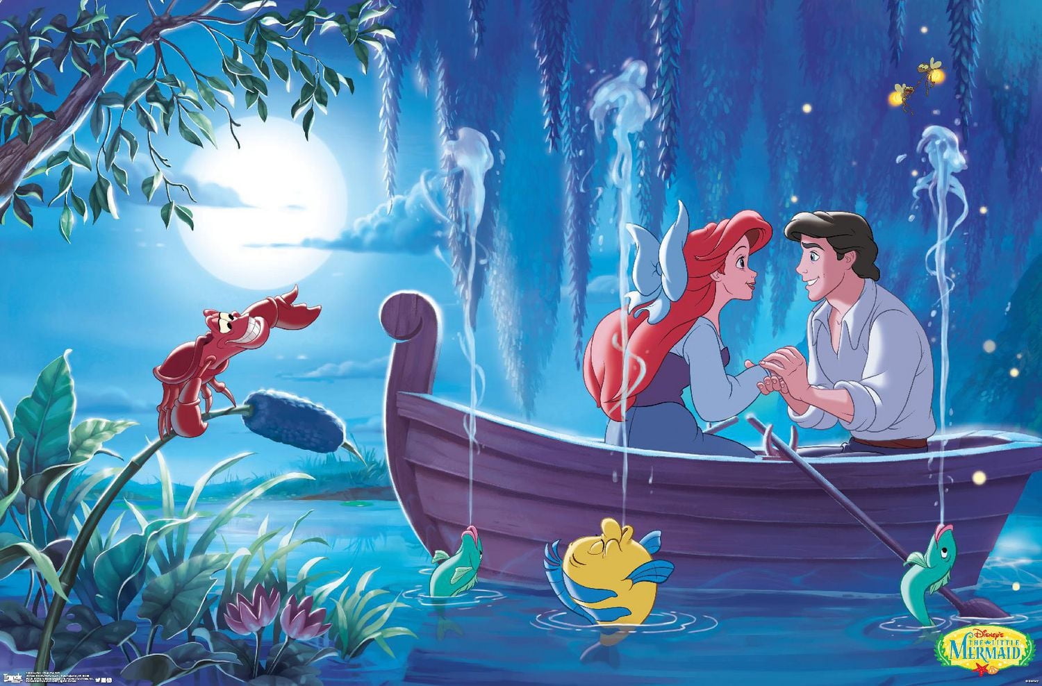 Disney The Little Mermaid - Ariel - Kiss The Girl Wall Poster, 22.375" x 34"