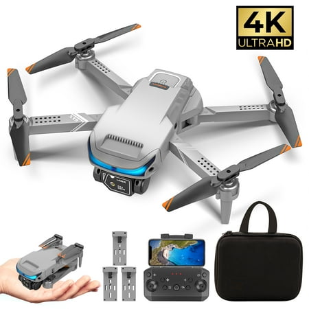Topdeal Drone avec caméra, double caméra 4K HD FPV WiFi Mini drone