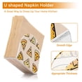 thumbnail image 4 of Cute Pizza Napkin Holders for Tables Napkin Stand Paper Holder Organizer Tabletop Tissue Box Dispenser, 4 of 8