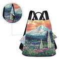 thumbnail image 5 of FORMRS Women's Travel Backpack Purse Anti-Theft Hidden Pockets Casual Shoulder Bag, Floral Mountain, 5 of 7