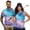 Blue Purple Pink Galaxy, variant on Aplkyhs Pink Ball Argyle Matching Couple Sport Shirts Quarter Zip Matching Golf Shirts for Couple Lightweight Mens Hawaiian Shirt Moisture Wicking Suitable for Outdoor Sports