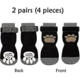 thumbnail image 3 of Anti-slip Dog Socks For Dogs 2 Pairs Soft Adjustable Paw Protection Dog Grip Socks With Strap Traction Control, 3 of 5