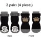 thumbnail image 3 of SAILING Calcetines antideslizantes para perros, 2 pares, suaves, ajustables, protección de patas, calcetines con agarre para perros con correa, Control de tracción, 3 of 5