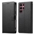 thumbnail image 1 of Case for FOXDOCK Samsung Galaxy S22 Ultra Wallet Case – Premium Leather, 3 Card Slots, Shockproof Protection, 1 of 5