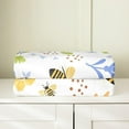 thumbnail image 4 of Xchearser Bee Flannal Throw Blanket Twin 60"x80" Cute Bee Floral Plush Blanket for Kids Boys Girls Garden Flowers Decor Fleece Blanket Cute Animal Fuzzy Blanket Bee Gifts, 4 of 6