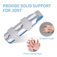 thumbnail image 7 of SkyAuks Finger Splint, Finger Brace, Finger Support Brace Finger Stabilizer for Broken, Metal Finger Support Finger Knuckle with Soft Foam, Silver(M), 7 of 7