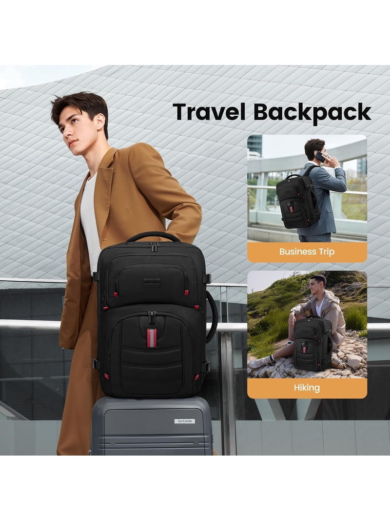 40L Travel Backpack Carry On Luggage with Packing Cubes, TSA Overnight Bag, LOVEVOOK 40L Travel Backpack for Women and Men, Airline  main image 4