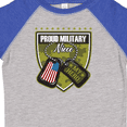 thumbnail image 4 of Inktastic Proud Military Niece Gift Girls Toddler T-Shirt, 4 of 5