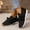 Black, variant on YOUYEDIAN Orthopedic Shoes for Women Arch Support Work Shoes Lightweight Non Slip Slip on Work Shoes Mesh Stretch Comfortable 2026 New Orthopedic Shoes (Brown)