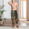 thumbnail image 6 of Lsque Dog On Floral Couch Print Men's Pajama Pants, Lounge Pant - Comfortable Home Wear,Elastic Waistband, Stylish Design-Large, 6 of 9