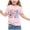 /c88Pink489, variant on WEIGFI Toddler Kid Girls Back To School Tee Kindergarten First Day Of School Clothes Floral Print Letter Graphic Short Sleeve Crew Neck Casual Daily Wear Summer Sweet Beach Tops,Beige,3-4 Years