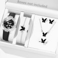 thumbnail image 1 of New  Popular Women‘s Watch Fashion Personality Simple Watch Butterfly Digital Belt Watch Set, 1 of 7