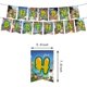 thumbnail image 3 of Set de decoración para fiesta de My Singing Monster, globos, adornos para tartas, pancartas y remolinos, suministros para fiesta de cumpleaños, 3 of 5
