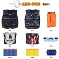 thumbnail image 2 of Kit de chaleco táctico KKONES para pistolas Nerf con accesorios para niños, 2 of 7