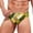 Green, variant on XDZJLR Swim Briefs Men Summer Printed Swimwear Shorts Slim Swimsuit Briefs Comfy Beachwear Blue