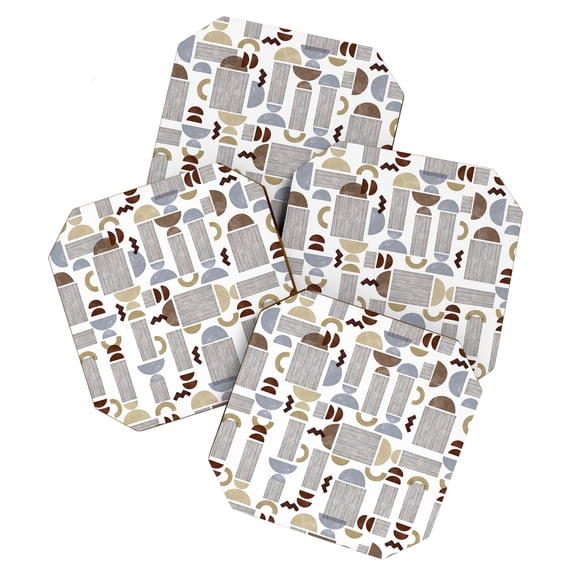 Society6 Marta Barragan Camarasa Western Spirit I Set of 4 Coasters