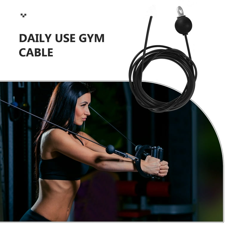 Fitness Pulley Cable Workout Home Gym Replacement Parts Professional Reusable Convenient Exercise Machine Attachments Walmart
