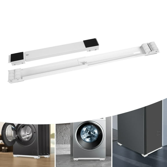 Washing Machine Base Stand, Anti-slip Pads, Appliance Roller Base Stand with Wheel for Tumble Dryers