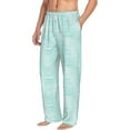 thumbnail image 2 of Uemuo Blue Bright Pattern Men's Wide Leg Palazzo Lounge Pants with Pockets Light Weight Loose Comfy Casual Pajama Pants-X-Large, 2 of 9