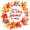 Leaves Pattern, variant on Yayeee Foldable Storage Basket for Shelves with Handles Waterproof Cloth Bins, Pumpkins Pattern