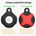thumbnail image 5 of INF AirTag holder case with carabiner waterproof shockproof Red, 5 of 5