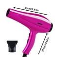 thumbnail image 2 of Séchoir à Cheveux pour Femmes et Hommes 110 V 1000 W 5 Réglages de Chaleur avec Embout Concentrateur Design Compact de Style Salon, 2 of 7
