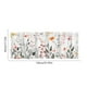 thumbnail image 3 of Cortinas cortas con cenefa floral para ventana, decoración del hogar y paredes, para baño, cocina, cafeterías, aislamiento térmico, de poliéster, 132 x 45 cm., 3 of 6