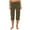 Brown, variant on ZZwxWA Spring Summer Womens Cargo Capri Pants Casual Outdoor Hiking Capris with Pockets Y2k Lightweight Stretchy Twill Loose Cargo Pants