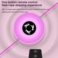 thumbnail image 6 of Jump Rope Machine, 3.5x5.1inch Rechargeable Electric Rope Skipping Machine, 10 Speed Regulation, LCD Large Screen Display,Suitable for Family, Office, Gym, Party(Pink), 6 of 6