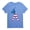 CAROLINA BLUE, variant on Instant Message - Baseball Player Silhouette Flag - Youth Boys Short Sleeve Graphic T-Shirt