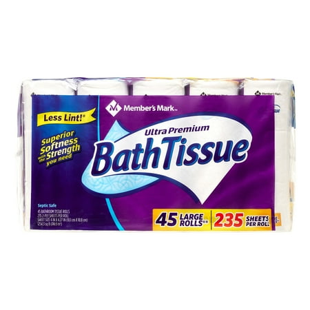 Member's Mark Ultra Premium 2-Ply Toilet Paper, 45 Large Rolls
