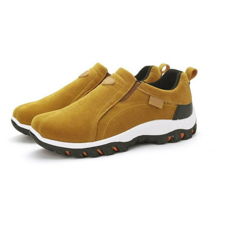 

Non Slip Shoes For Men Lace Up Comfort Men s Restaurant Non Slip Breathable Lightweight Work Shoes Non-slip Men s Shoes For Oudoor Activity Yellow 43