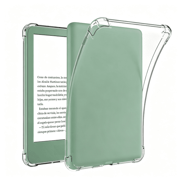 HBMYN Clear Case for 6.0 inch Kindle Basic 11th Gen 2024/2022 (Clear)|Soft TPU Cover for 6.0" Kindle Basic 11th Generation 2024&2022 Release (NOT for Paperwhite,Shockproof Slim Shell