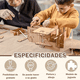 thumbnail image 3 of 20 Piezas De Artesanía De Madera De Balsa 10 X 15 Cm Belug, Café Claro, 3 of 5