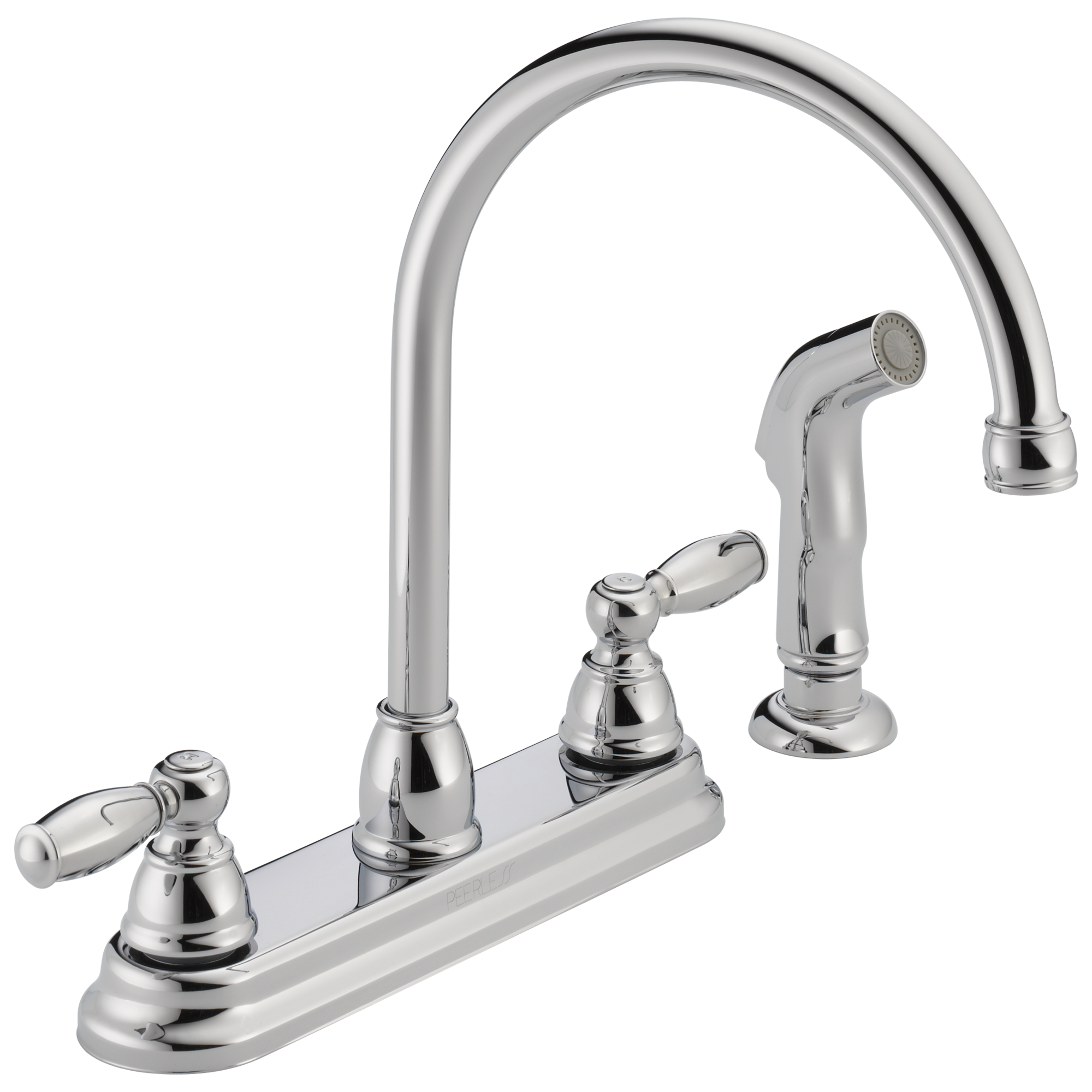 Peerless Claymore Two Handle Kitchen Faucet Chrome