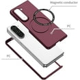 thumbnail image 5 of Magnetic Phone Case for Samsung Galaxy Z Fold5 5G Compatible with Magsafe, Military-Grade Shockproof Case with Built-in Magnet Circle for Samsung Galaxy Z Fold 5, MS Claret, 5 of 18