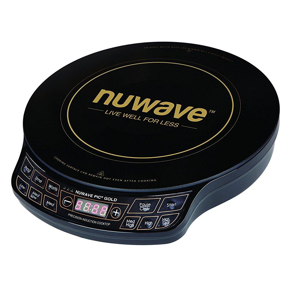 NuWave PIC Gold 1500W Portable Induction Cooktop Countertop Burner